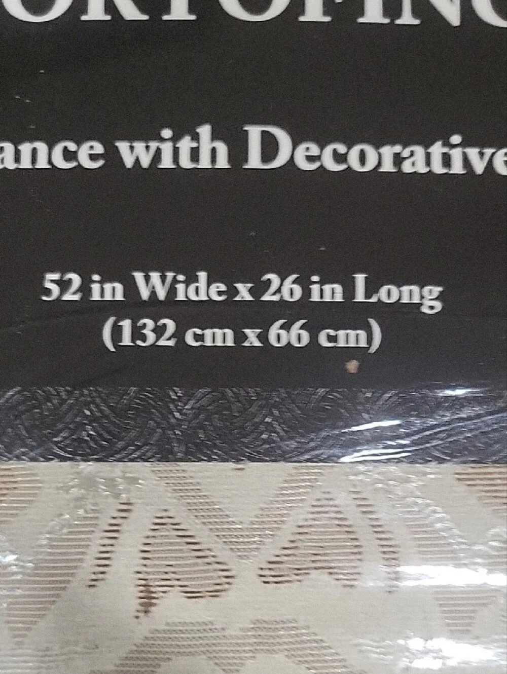 Portofino Cream Decorative Valance with Fringe
